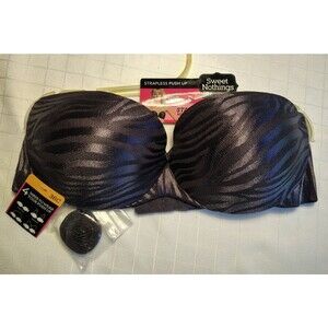 Womens Bra size 36C Push Up StrapLess Convertible Maidenform Sweet Nothings